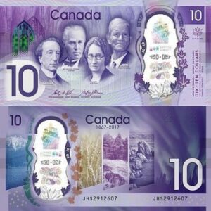 Buy Counterfeit 10 Canadian Dollar Banknotes (10 CAD)
