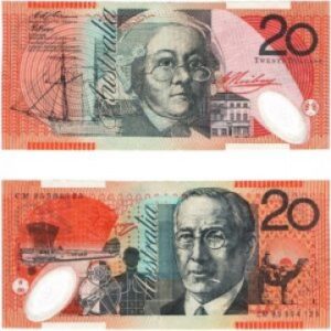 Buy Counterfeit 20 Australia Dollar Banknotes (20 AUD)