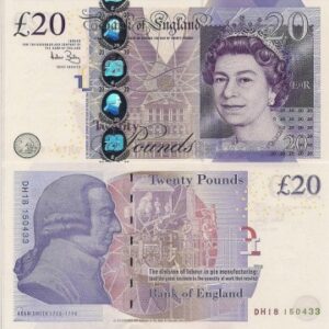 Buy Counterfeit 20 British Pound Sterling Banknotes (£20)