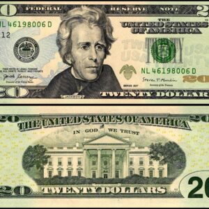Buy Counterfeit 20 US Dollar Banknotes ($20)