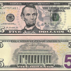 Buy Counterfeit 5 US Dollar Banknotes ($5)
