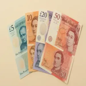 Counterfeit British Pound Sterling Banknotes